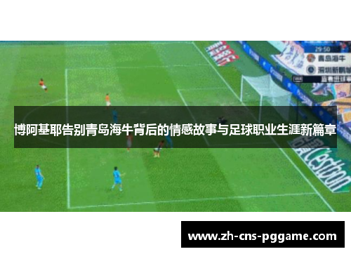 博阿基耶告别青岛海牛背后的情感故事与足球职业生涯新篇章