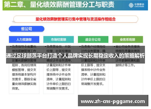 通过足球部落平台打造个人品牌实现长期稳定收入的策略解析